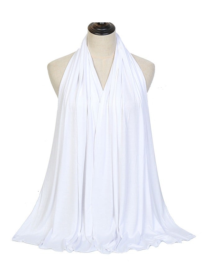 Women's Jersey Hijab Scarves Fashion Long Plain Muslim Head Scarf Wrap Shawls  - Image 3