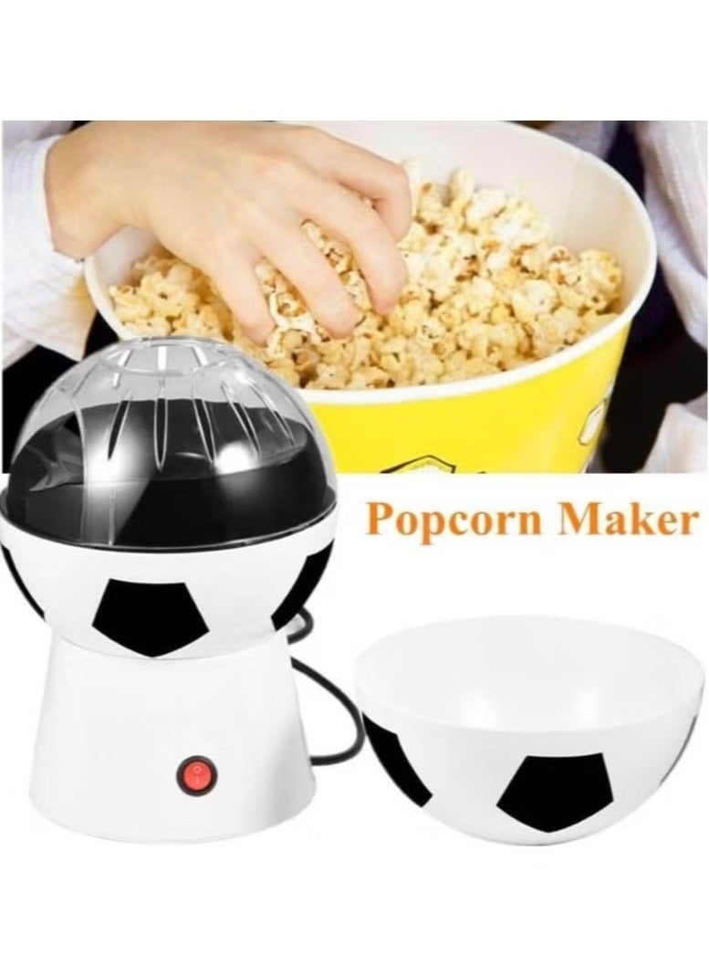 Gulf Trend Football-Themed Popcorn Maker Machine – Electric Hot Air Popper with Removable Lid – Compact & Fun Popcorn Popper for Home, Kids Parties & Movie Nights – Easy Operation & Healthy Oil-Free Snack Preparation – Stylish Design for Football Fans - Image 4