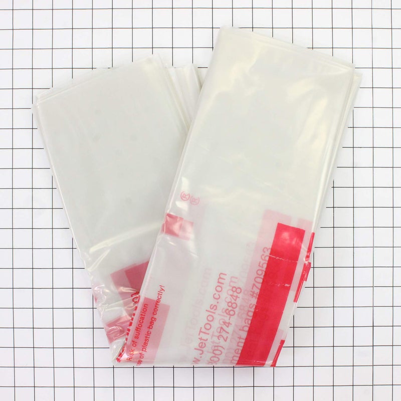 JET 20Inch Clear Plastic Collection Bags 709563