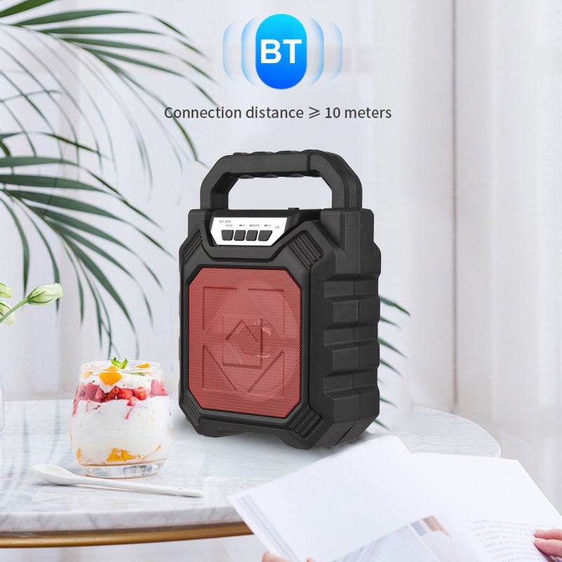 Portable BT Karaoke Machine Rechargeable Cordless Outdoor Speaker Battery Powered with Microphone Mini Loudspeaker & Microphone System for Home Outdoor Gym Party Singing Dancing Camping - Image 3