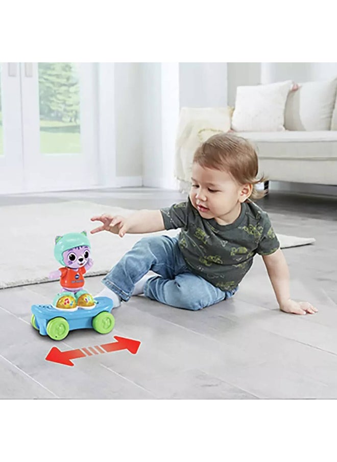 vtech Vtech Pull Back Skater Cat  - Image 3
