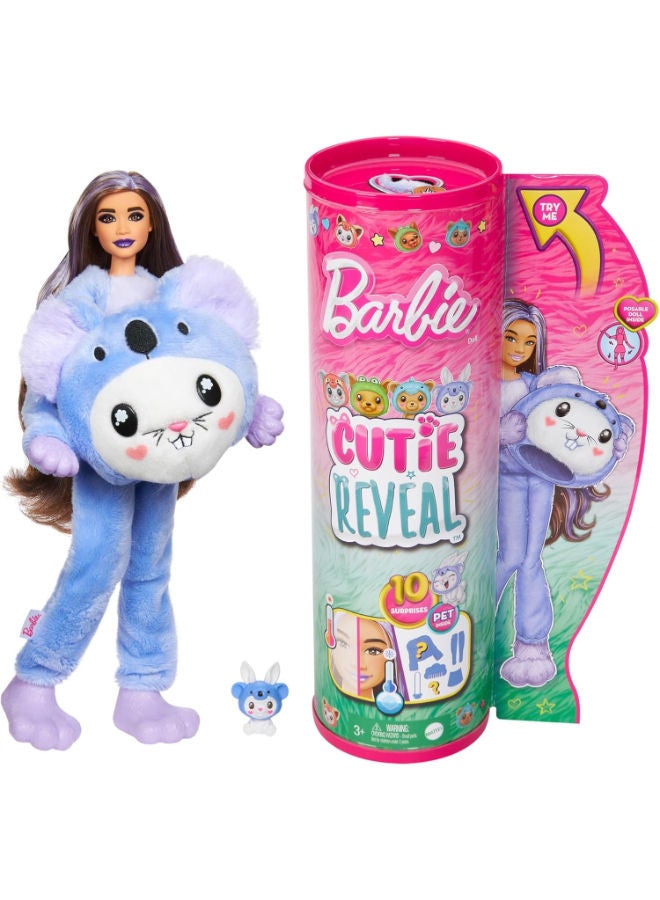 Barbie Cutie Reveal Doll with Animal Costume Bunny as a Koala - Image 1
