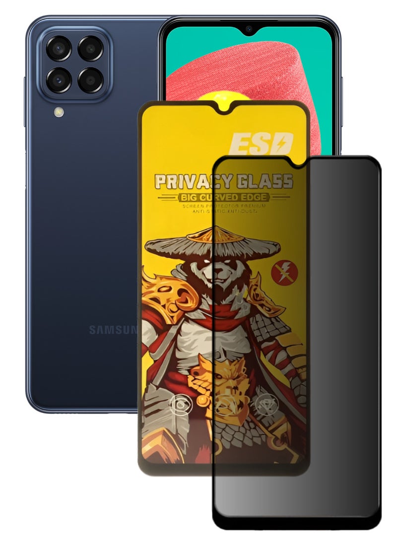 ESD Tempered Dustproof Privacy Glass Screen Protector Compatible For Samsung Galaxy M33 5G - Image 1