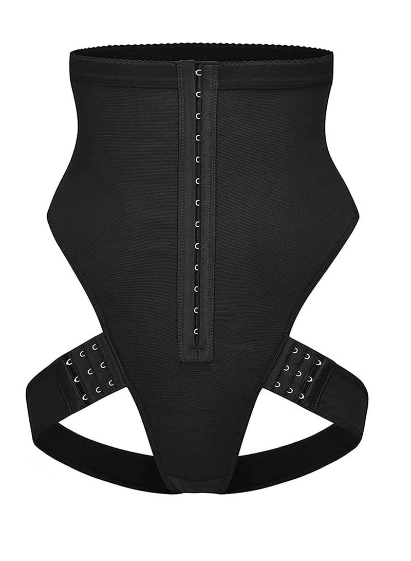 SYOSI Women's Abdominal Shapewear High-waisted Buttocks Lifting Abdominal Corset Corset One-piece Shapewear Abdominal Trainer (Black Large) - Image 1
