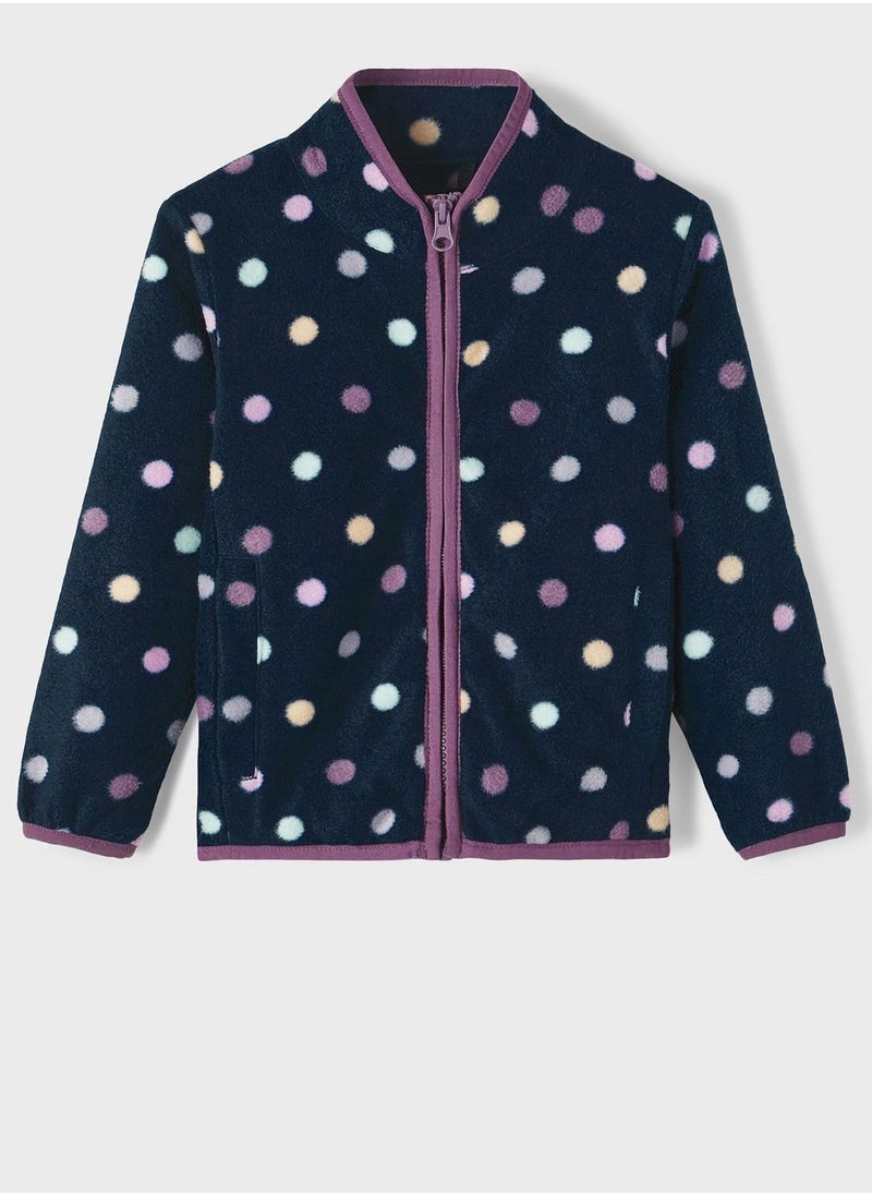 NAME IT - Kids Polka Dot Jacket - Image 1