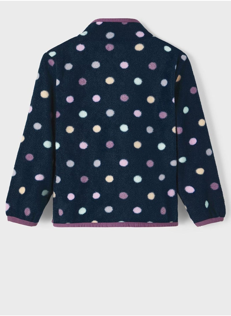 NAME IT - Kids Polka Dot Jacket - Image 1