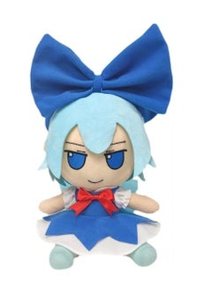 Anime Touhou Project Cirno Fumo Plush Doll Stuffed Plushie Figure Doll Toy Project Pillow Girls 20cm Blue(Cirno)