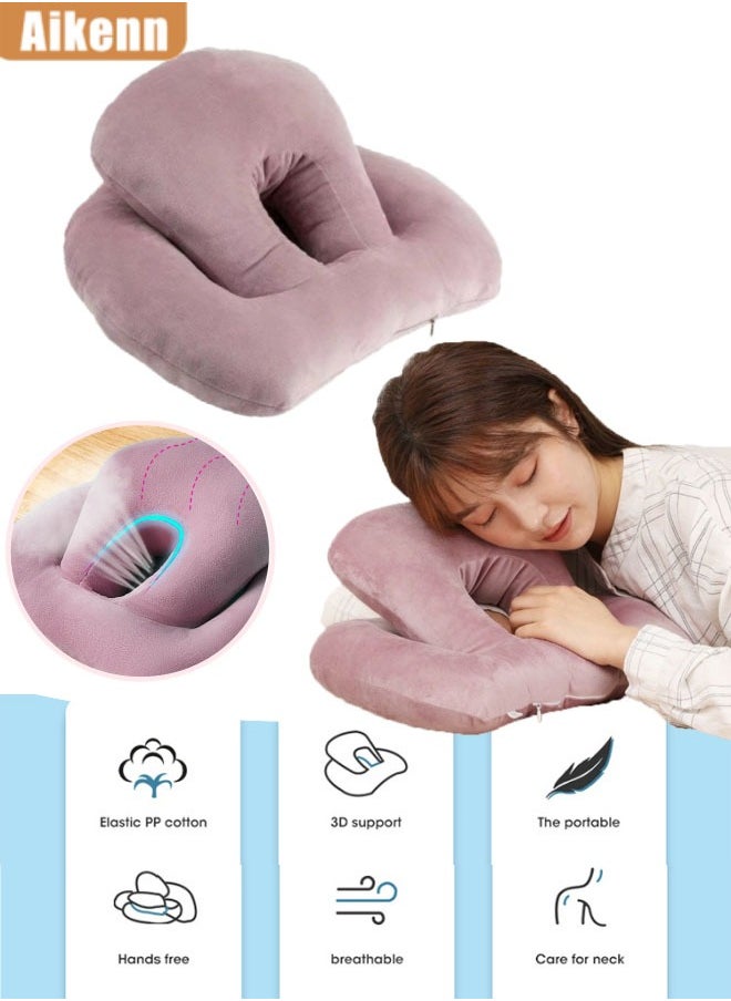 Aikenn - Cervical Pillow For Neck And Shoulder,Contour Memory Foam Pillow,Ergonomic Neck Support Pillow With Pillowcase,Neck Pillow For Travel,Suitable For Office Lunch Break And Family Nap - Image 1