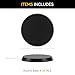 FIGURESLAB 30PCS 60mm236inch Textured Plastic Black Round Miniature Bases Model Base for Gaming Miniatures or Wargames Table Top Games - Image 4