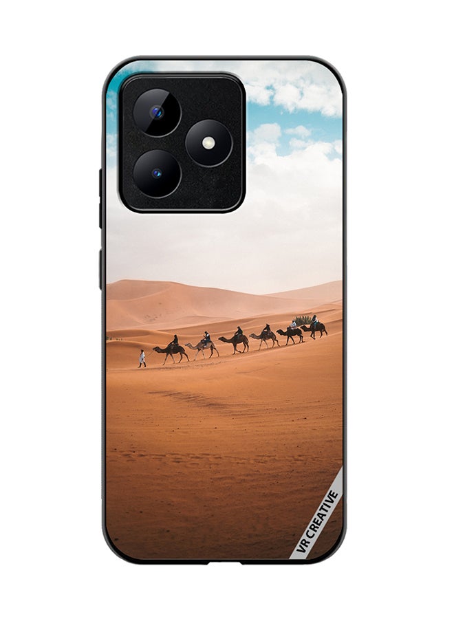 VR CREATIVE Protective Case Cover For Realme C53 Camel In Desert Design Multicolour - Image 1