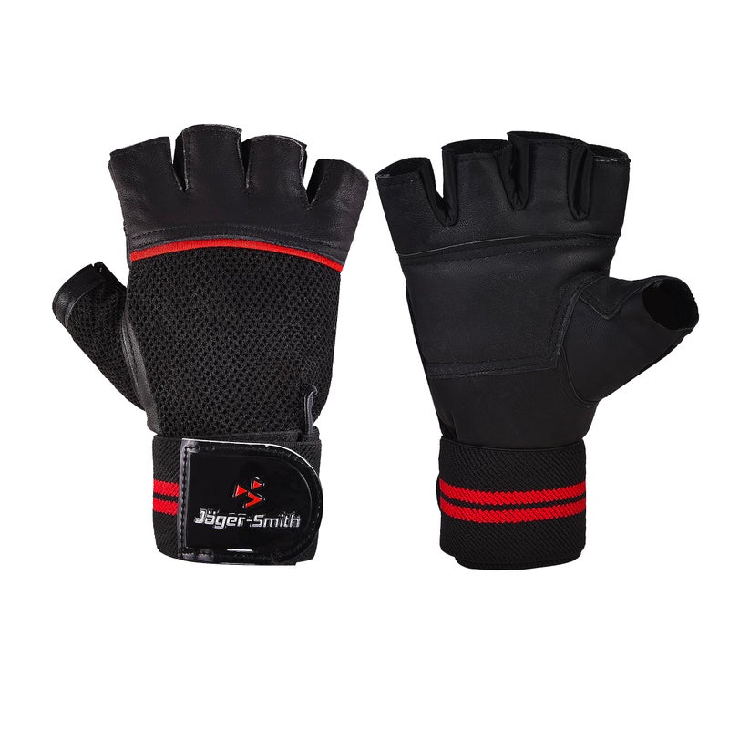 Jager_Smith Jager-Smith SG 201 Gym Gloves with Breathable mesh for Men & Women with Wrist Support for Weightlifting, Training, Exercise, Cycling Gloves, Bike Sports Gloves - Image 5