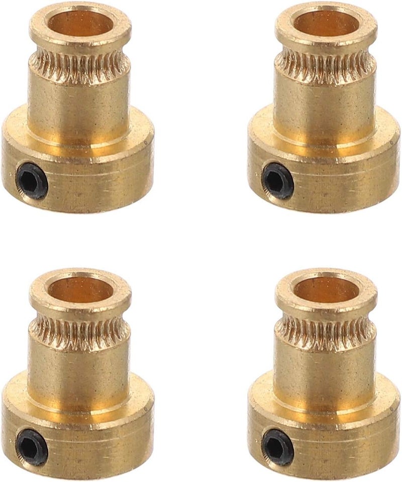 4Pcs Brass 3D Printer Extrusion Drive Gear Feed Wheel 1 75MM Size - Image 1
