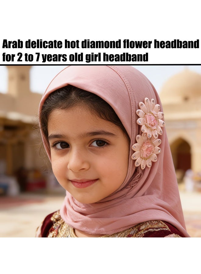 Bincoo 2 PCS Muslim Hijab for Girls, Neck Scarf Breathable Comfortable Easy for Daily Use Travel Ramadan EidWear - Image 2