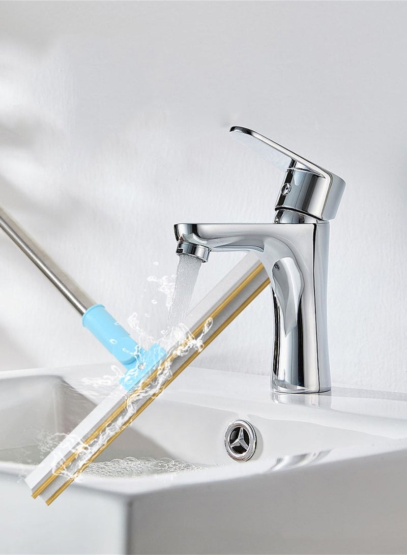 KASTWAVE Pet Hair Remover for Carpet, 3Pcs Pet Hair Removal Tool with Telescopic 55" Handle Carpet Rug Rake for Dog Cat Hair Removal with 180° Rotation Carpet Scraper, Pet Hair Removal Broom - Image 3