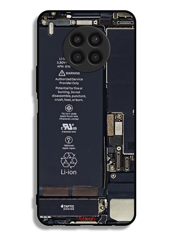 Tolwak Honor 50 Lite Protective Case Cover Phone Circuit Pattern - Image 2