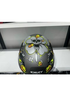 sway Helmet Sw 820 Badboy Full Face Silver Visor  - Image 5