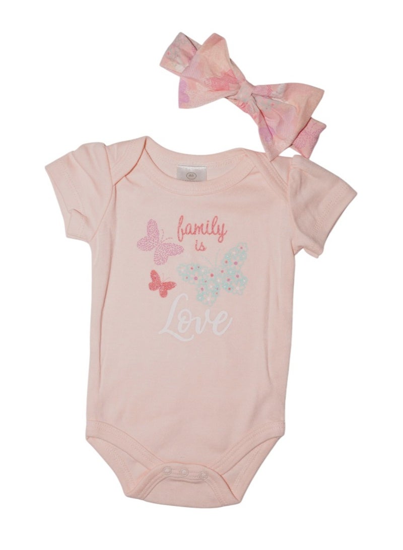 Bambimici Bambimici Leila Butterfly Print Baby Suit Set  - Image 3