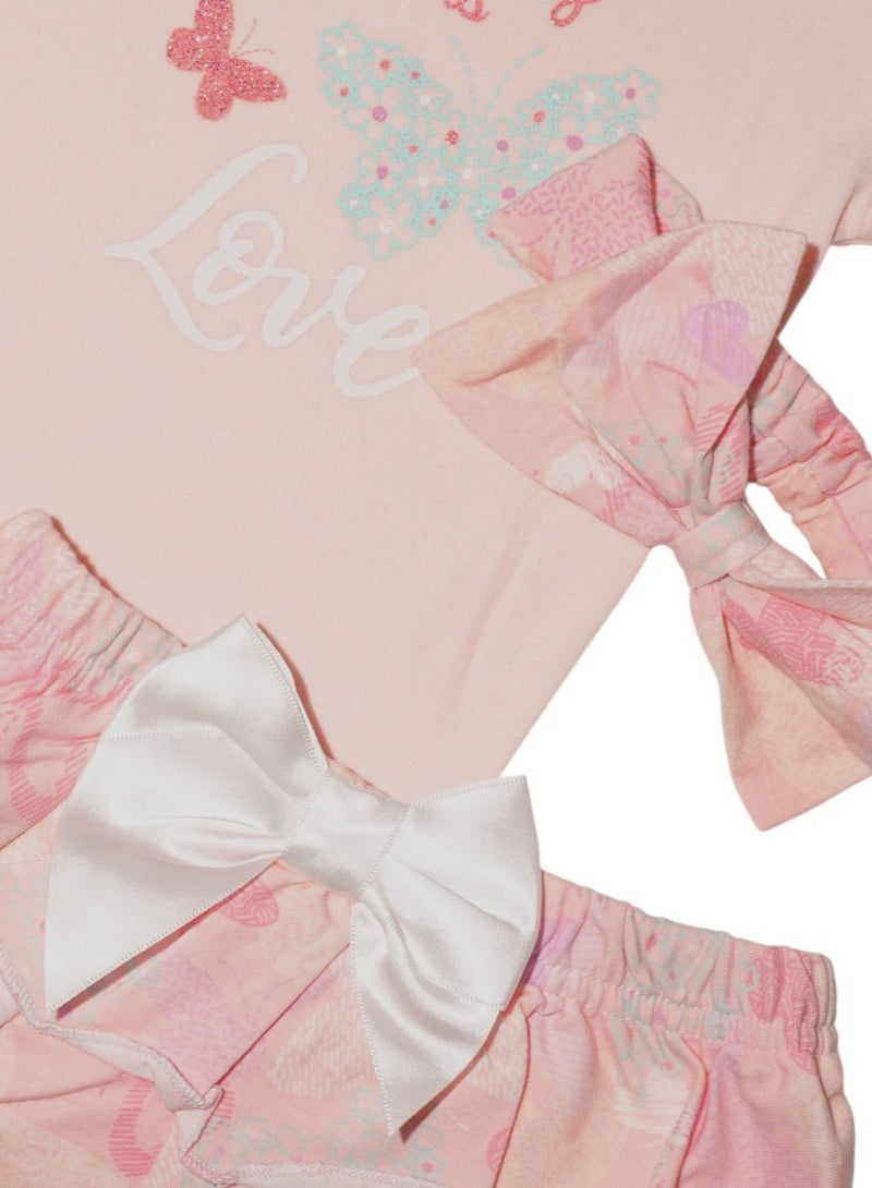 Bambimici Bambimici Leila Butterfly Print Baby Suit Set  - Image 4
