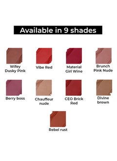 REVOLUTION Lip Allure Soft Satin Lipstick, Berry Boss  - Image 5