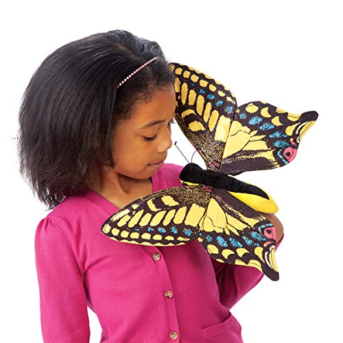 Folkmanis Swallowtail Butterfly Hand Puppet, Multi-Colored - Image 4