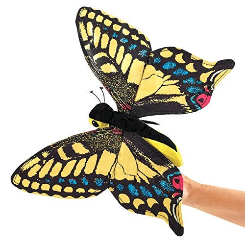 Folkmanis Swallowtail Butterfly Hand Puppet, Multi-Colored - Image 5