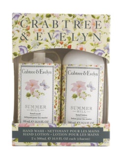 Crabtree & Evelyn Crabtree  Evelyn Summer Hill Hand Wash and Hand Lotion 2Pack Set 
