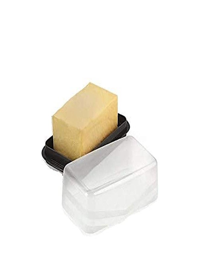 Meetzone طبق زبدة ميتزون مع غطاء، طبق زبدة بلاستيكي مع أغطية، حافظة زبدة بلاستيكية، آمن للاستخدام في غسالة الصحون (متعدد الألوان) (عبوة من قطعة واحدة) - Image 3