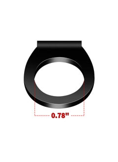 Excefore Truck Tie-Down Anchors  Stainless Steel Lashing Rings with Black Powder Trailers Hook Cargo Bolt for Dirt Bike Motorcycle Trailer Pickup Truck Camper(10 Pack）  - Image 2