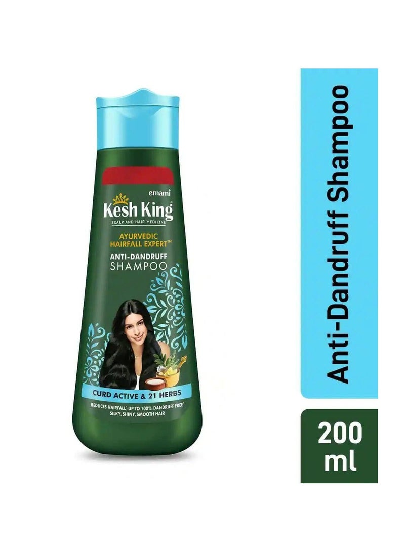 Kesh King anti-dandruff shampoo curd & lemon 21 herbs 200ml - Image 3