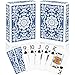 Metsyth Playing CardsDeck of Cards 2 PackPoker Cards SetJumbo Large Print Playing Cards for Adults SeniorsCard Games for Family Game Night Party Casino Magic Blue - Image 2