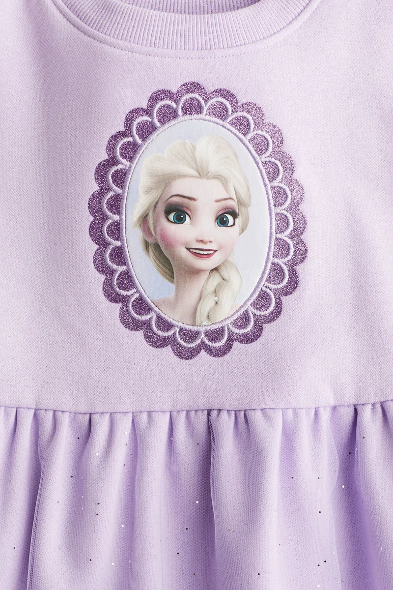 H&M Printed Sweatshirt Dress