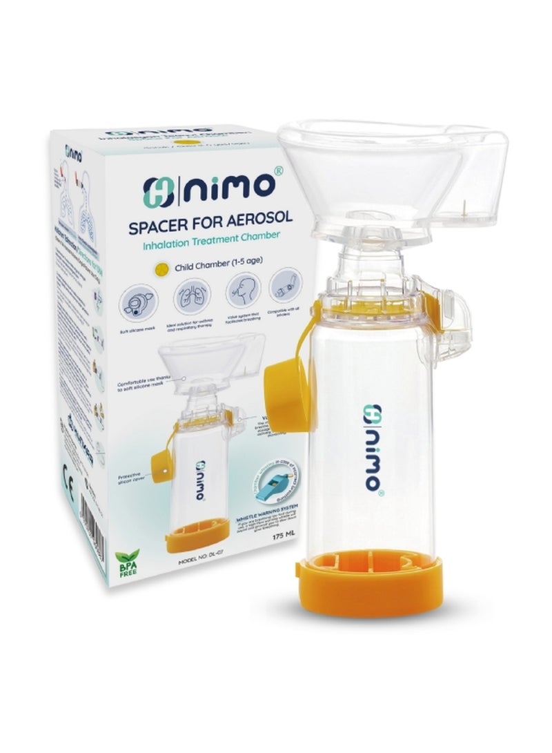 Nimo Child Inhalation Chamber 1-5 Years with Soft Silicone Mask & Valve System, Nimo - Image 1