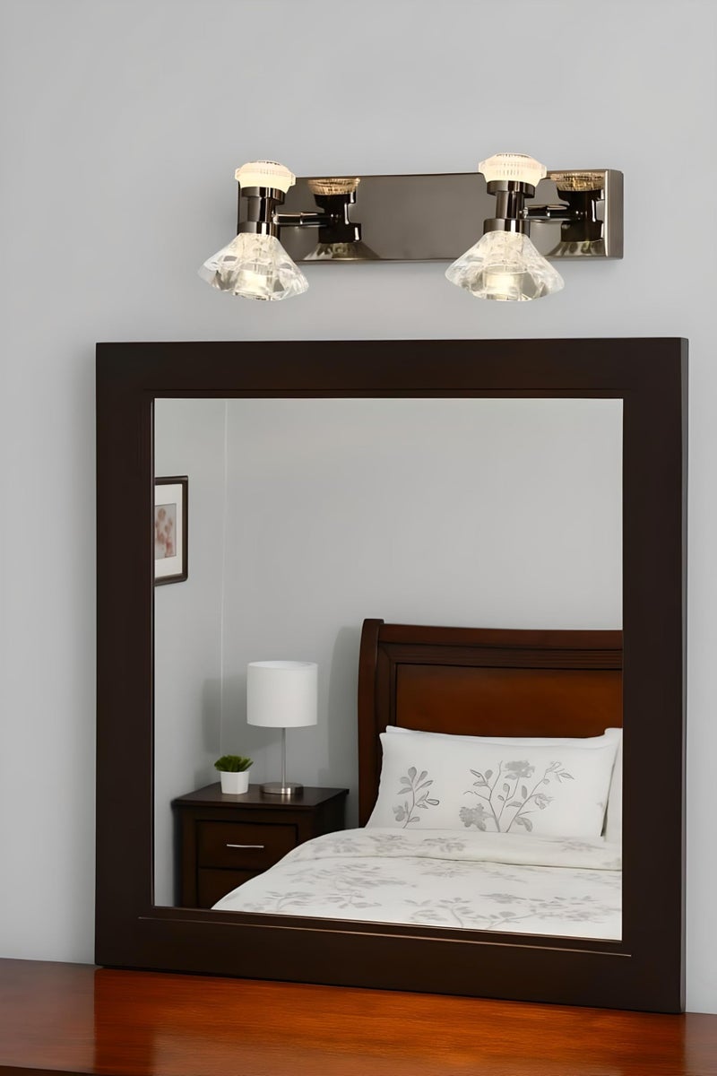 FILLISKA® 3 in 1 Double Wall spot/Picture/Display/Mirror Light with Adjustable Head and Colour Changing Function (Crystal Black-6485)(1 Year Warranty) - Image 4