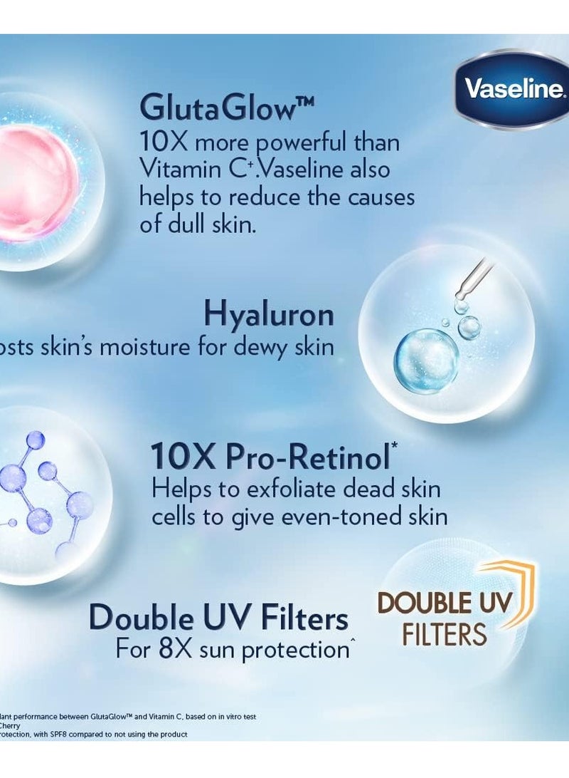Vaseline GlutaHya UV Protection Lotion - 330ml | Hydrating Body Lotion with SPF & Glutathione | Moisturizing Skin Care - Image 3