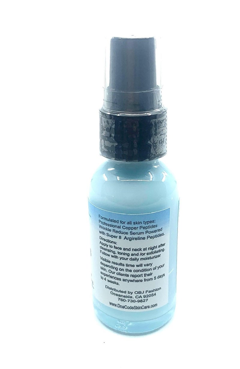 DNA CODE Skin Care Magic Firming Serum-Copper Peptides Daily Firming Serum-Argireline, Matrixyl 3000, SNAP-8, Pentapeptide-18 (Leuphasyl), SYN-AKE, Copper Peptide,Syn-Coll, Syn-Tacks - Image 3