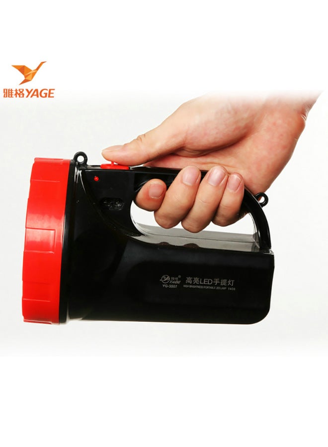 Yage YG-3507 Rechargeable Household Portable Lamp 25 LED Emergency Lighting Searchlight Night Patrol Flashlight-Color:3507 - Image 4