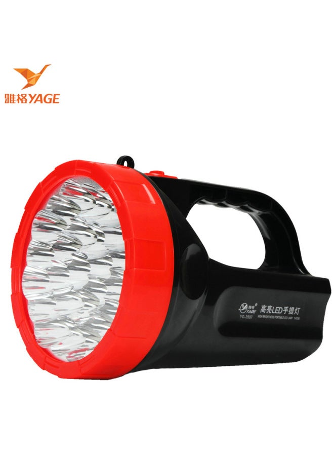 Yage YG-3507 Rechargeable Household Portable Lamp 25 LED Emergency Lighting Searchlight Night Patrol Flashlight-Color:3507 - Image 5
