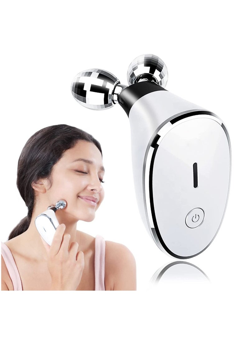 Excefore Microcurrent Facial Massager, Skin Tightening Care for Women and Men Face Body Wrinkle Removal, Anti Aging, Skin Rejuvenation, Face Lift, Portable Skin Beauty Device for Face and Neck (White) - Image 2