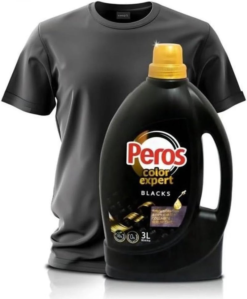 Peros Abaya & Black Clothes Laundry Liquid with Collagen Serum 3L - Image 2