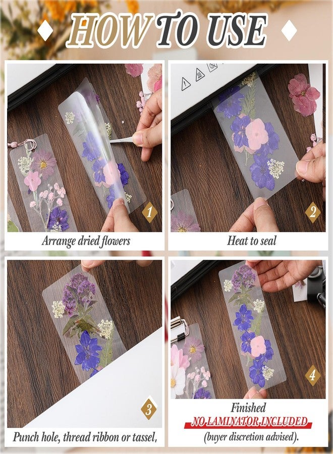 Fuyoooo 376 Pcs DIY Bookmark Making Kit, 150 Bookmark Laminating Pouches Bulk with 150 Tassels and Puncher DIY Projects Party Favor Gift for Reading Women Book Lovers(2 x 6 Inch,Boho Color) - Image 4