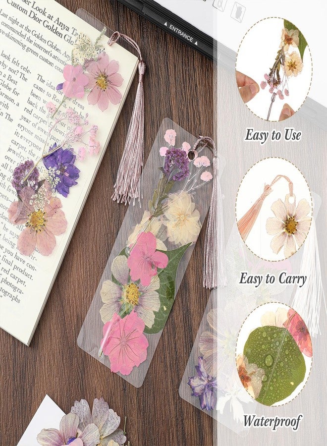 Fuyoooo 376 Pcs DIY Bookmark Making Kit, 150 Bookmark Laminating Pouches Bulk with 150 Tassels and Puncher DIY Projects Party Favor Gift for Reading Women Book Lovers(2 x 6 Inch,Boho Color) - Image 3