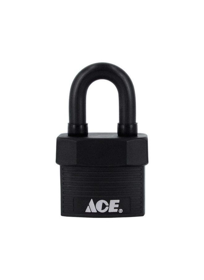 ACE Weather and Corrosion Resistant Hardened Steel Shackle Double Locking Padlock Black 2inch 382-40051  - Image 3