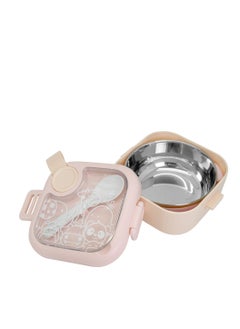 Marcus & Marcus Marcus & Marcus Travel Feeding Set w/ spoon & scissors- Pink  - Image 1