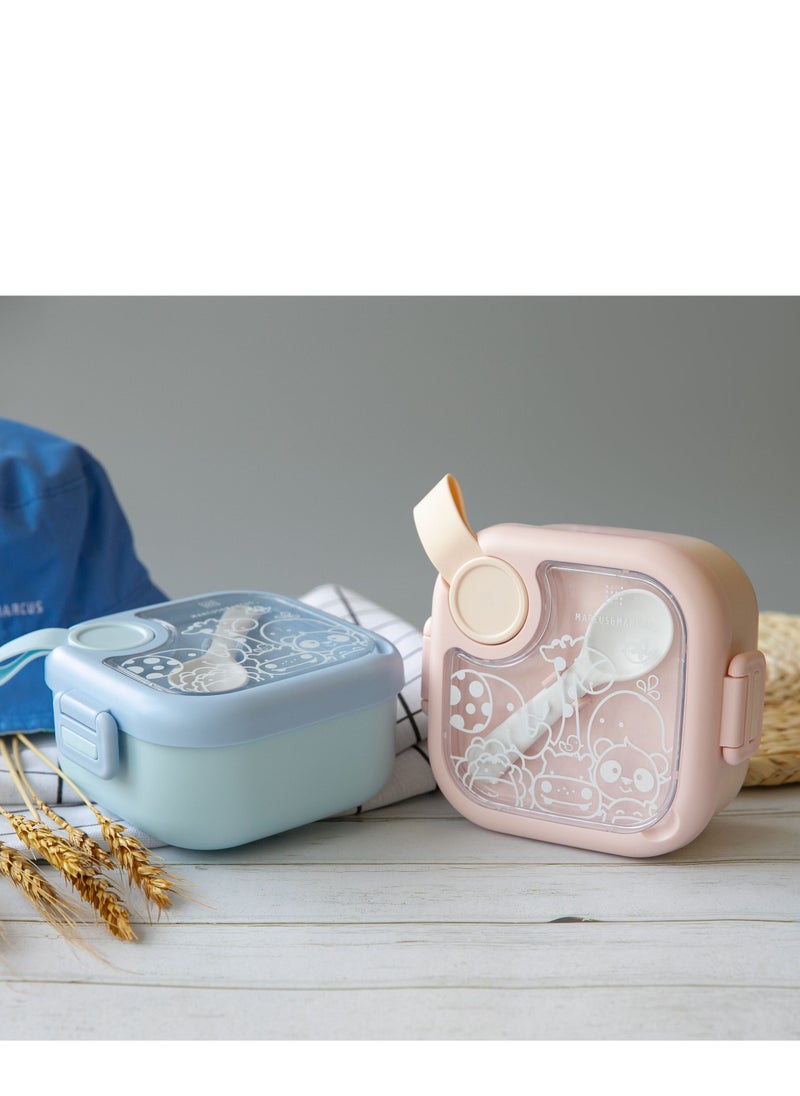 Marcus & Marcus Marcus & Marcus Travel Feeding Set w/ spoon & scissors- Pink  - Image 3