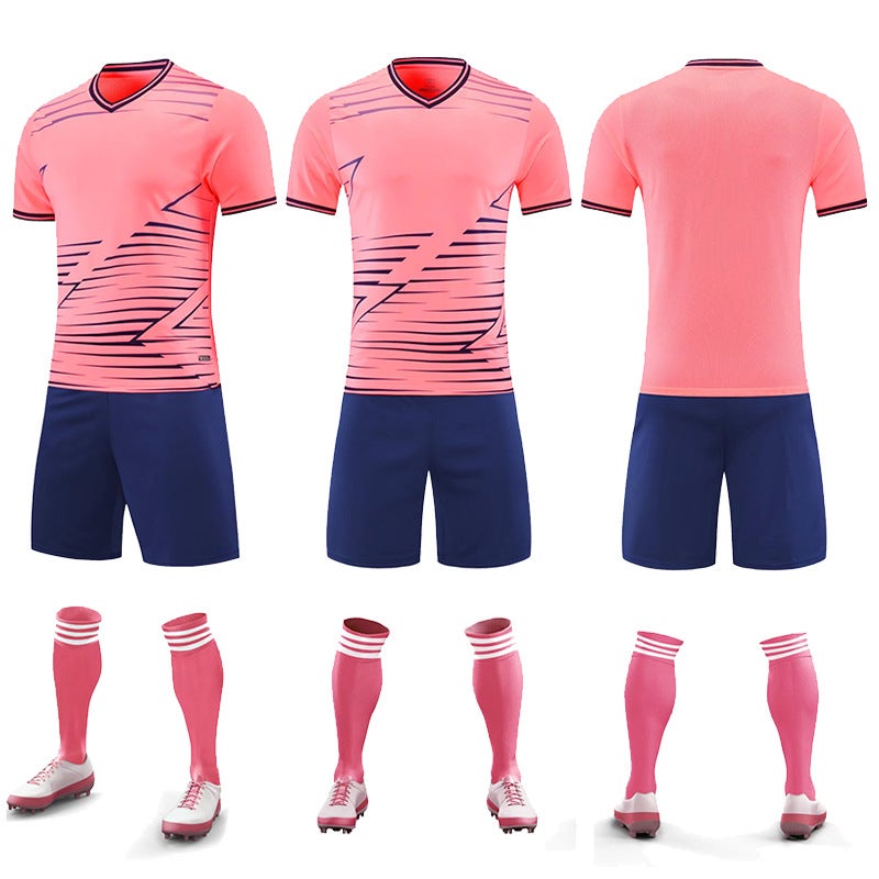 Generic 2022 New Soccer Kit Breathable Quick-Dry Unisex Shallow powder