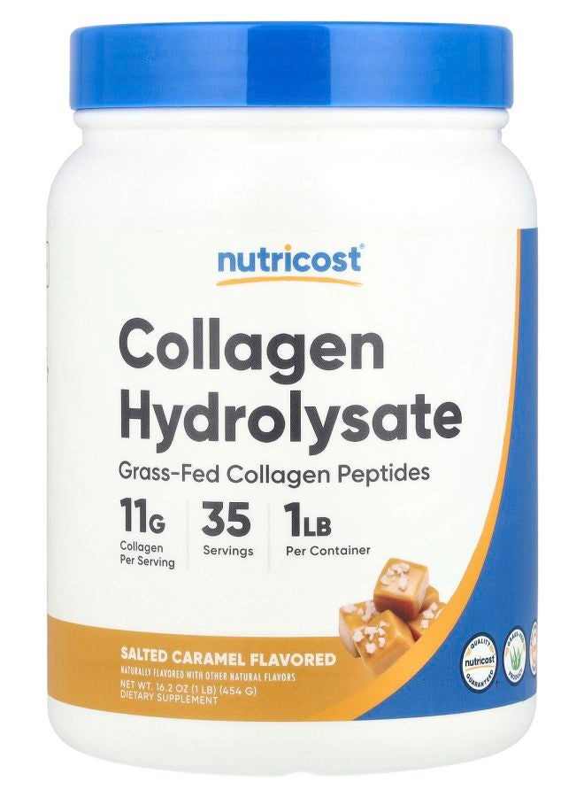 Nutricost Collagen Hydrolysate Salted Caramel 16.2 oz (454 g) - Image 1