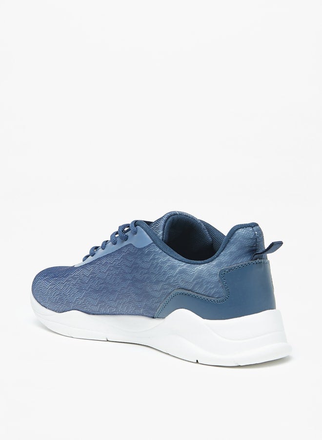 Oaklan by Shoexpress Men's Textured Lace-Up Sports Shoes  - Image 2