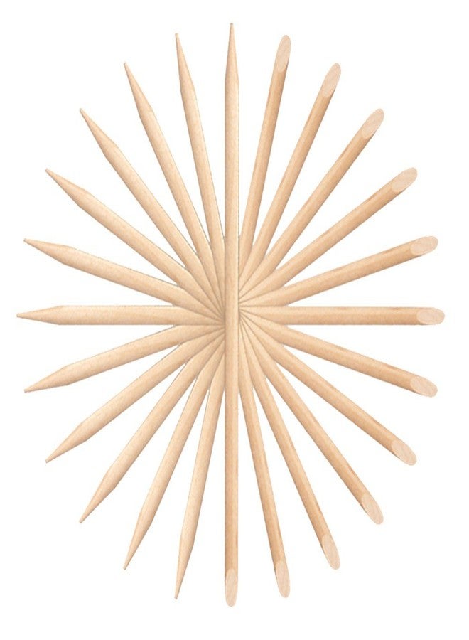 Yimart 100Pcs Nail Art Cuticle Pusher Remover Manicure Pedicure Tool Orange Wood Sticks - Image 3