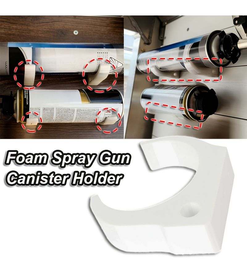 One Foam Sprayer Can Holder 1pc High Quality Plastic Anti Tip Stable for Car Home Cleaning - Image 1