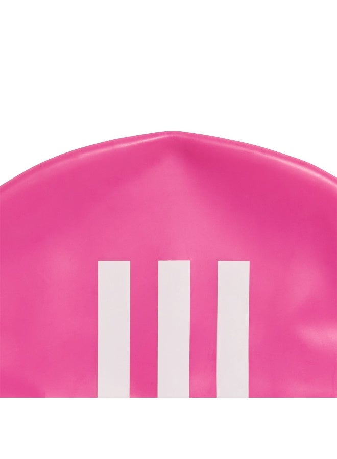 Adidas Kids 3S Cap Pink Swim Swimming Cap (Hw) For Kids 1 Size  - Image 4